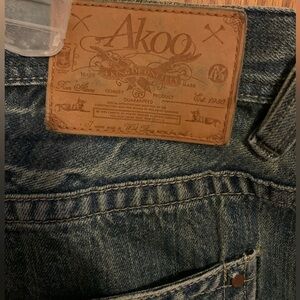 AKOO Men’s blue jeans, worn size 42